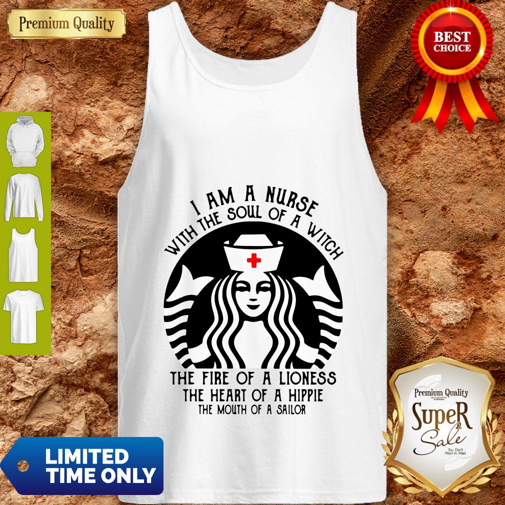Starbuck Nurse I Am A Nurse With The Soul Of A Witch Tank Top Starbuck Nurse I Am A Nurse With The Soul Of A Witch Tank Top