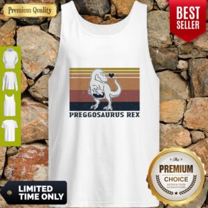 Official Mother Love Preggosaurus Rex Vintage Tank Top