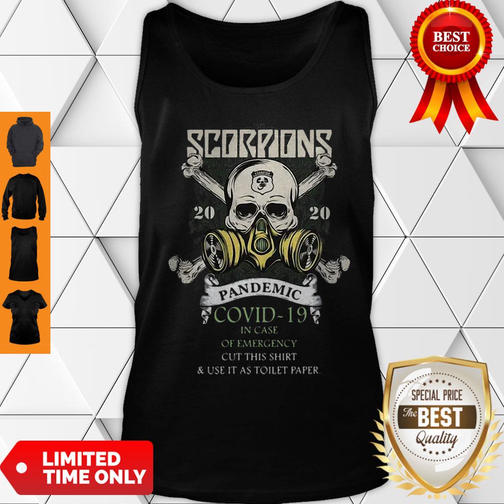 Scorpions 2020 Pandemic Covid 19 And In Case Of Emergency Tank Top Scorpions 2020 Pandemic Covid 19 And In Case Of Emergency Tank Top