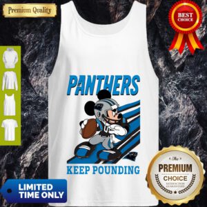 Mickey Mouse Carolina Panthers Keep Pounding Tank Top