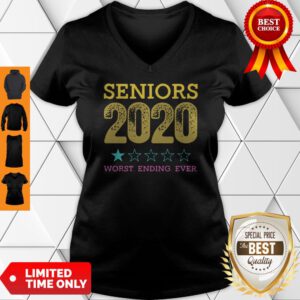 Cute Seniors 2020 Worst Ending Ever V-Neck
