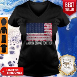 Nice America Strong Together V-Neck