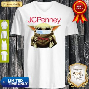 Good Baby Yoda Hug Jcpenney Mask V-Neck