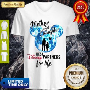Mickey Mother And Daughter Best Disney Partners For Life V-Neck