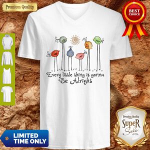 Official The Birds Every Little Thing Is Gonna Be Alright V-Neck