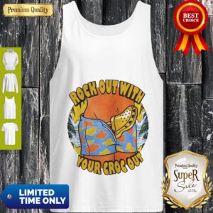 Awesome Crocs Rock Out With Your Croc Out Tank Top