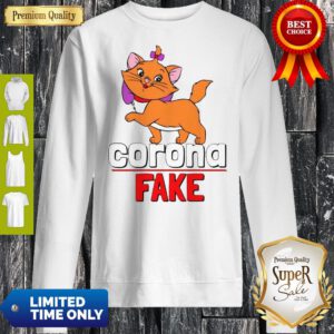 Awesome Cute Cat Kitty Corona Fake Sweatshirt