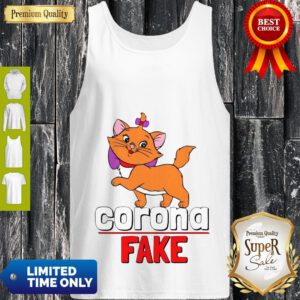Awesome Cute Cat Kitty Corona Fake Tank Top