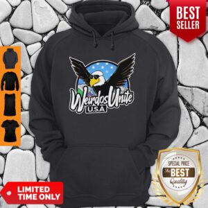 Awesome Eagles Weirdos Unite USA Hoodie