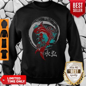 Awesome Koi Circle Japanese Sweatshirt