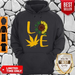 Awesome Love Cannabis Sunflower Hoodie