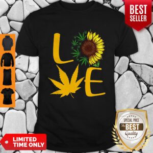 Awesome Love Cannabis Sunflower Shirt