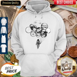 Awesome Astronaut Planet Solar Balloon Hoodie