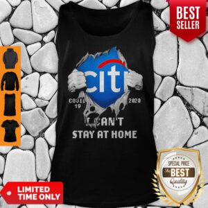 Blood Inside Me Citibank COVID-19 2020 I Can’t Stay At Home Tank Top