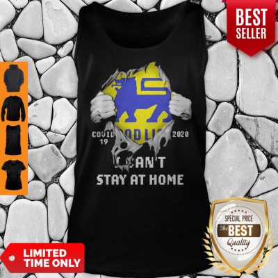 Blood Inside Me Food Lion COVID-19 2020 I Can’t Stay At Home Tank Top