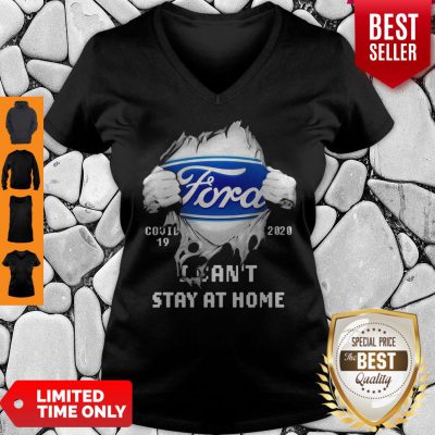 Blood Inside Me Ford COVID-19 2020 I Can’t Stay At Home V-neck