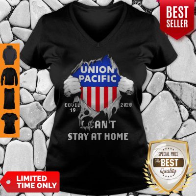 Blood Inside Me Union Pacific COVID-19 2020 I Can’t Stay At Home V-neck