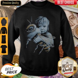 Cute Baby Hug Bee Sweatshirt