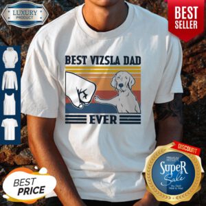 Funny Best Vizsla Dad Ever Vintage Shirt