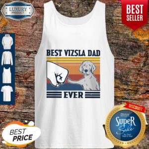 Funny Best Vizsla Dad Ever Vintage Tank Top