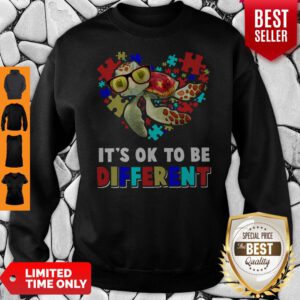 Funny Turtle Autism It’s Ok To Be Different Sweatshirt