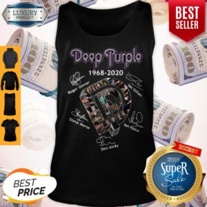 Good Deep Purple 1968 2020 Signatures Tank Top