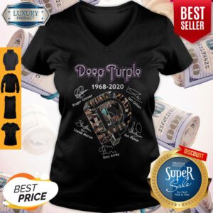 Good Deep Purple 1968 2020 Signatures V-neck