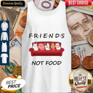 Good Friends Not Food On The Sofa Animal Tank Top