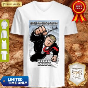 Good Trump Superman Keep America Great 2020 V-neck