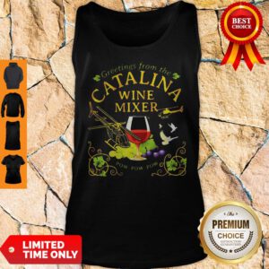 Greetings From The Catalina Wine Mixer Pow Pow Pow Grape Tank Top