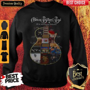 Guitar Allman Brothers Band 50th Anniversary Collection Signature Sweatshirt