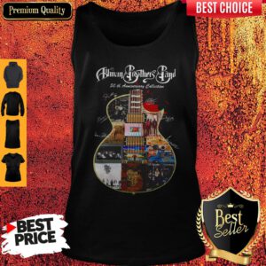 Guitar Allman Brothers Band 50th Anniversary Collection Signature Tank Top