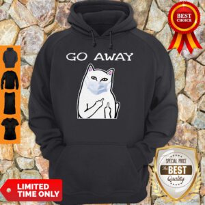 Top Cat White Mask Go Away Hoodie
