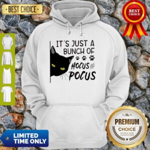 It's Just A Buch Of Hocus Pocus Black Cat Hoodie