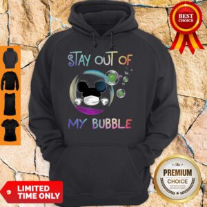 Mickey Mouse Mask Stay Out Of My Bubble Coronavirus Hoodie