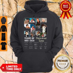 Official 55 Year Of Days Of Our Lives 1965 2020 Signatures Hoodie