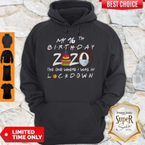 My 16th Birthday 2020 The One Where I Was In Lockdown Hoodie
