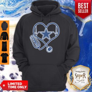 Nice Heartbeat Nurse Love Dallas Cowboy Hoodie