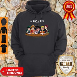 Heroes Izuku Midoriya Luffy Songoku Naruto Tanjiro Hoodie