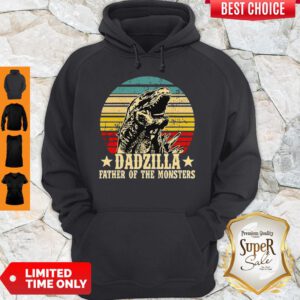 Nice Gorilla Dadzilla Father Of The Monsters Hoodie