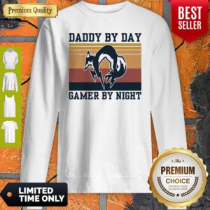 Metal Gear Solid Fox Daddy By Day Gamer By Night Vintage Sweatshirt
