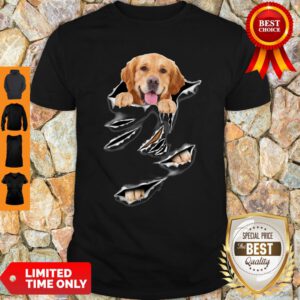 Official Golden Retriever Torn VRFM Shirt