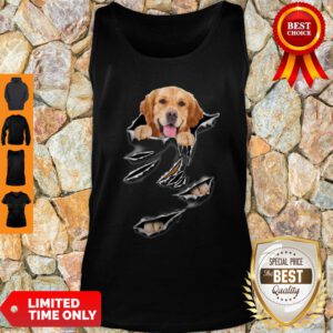 Official Golden Retriever Torn VRFM Tank Top