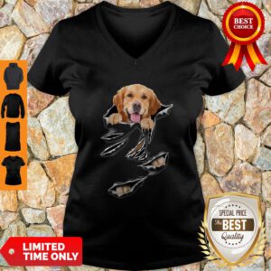 Official Golden Retriever Torn VRFM V-neck