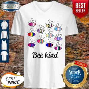 Official LGBT Bee Kind V-neck