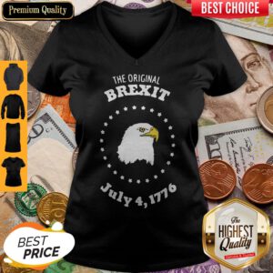 Premium Eagle The Original Brexit July 41776 V-neck