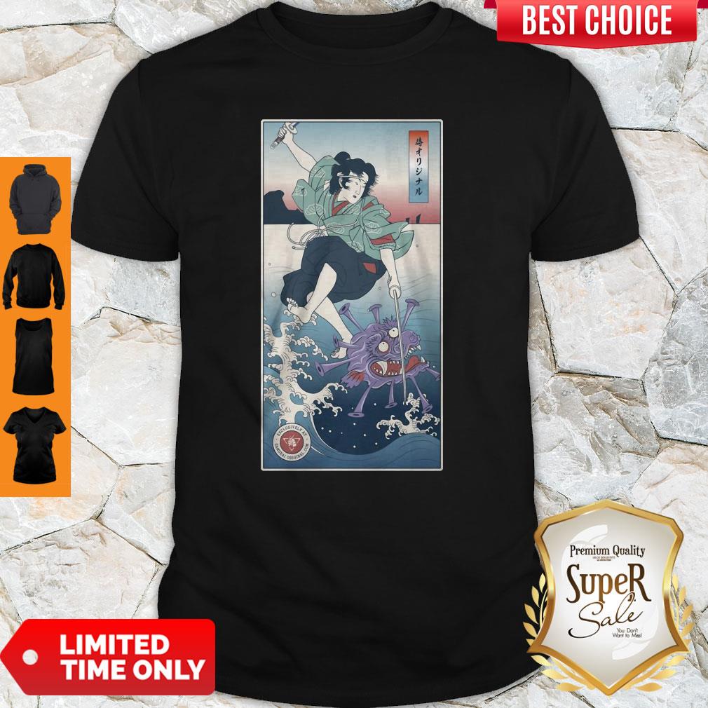 Premium Onna Bugeisha Vs Virus Demon Shirt