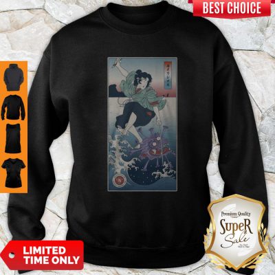 Premium Onna Bugeisha Vs Virus Demon Sweatshirt