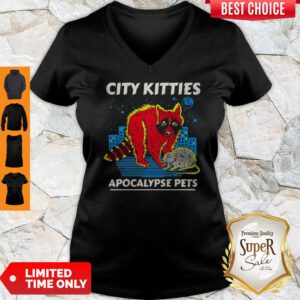 Premium Racoon City Kitties Apocalypse Pets V-neck