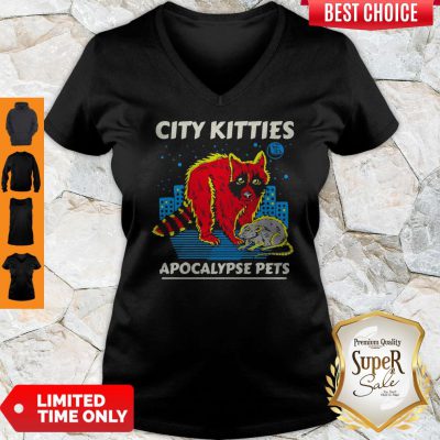 Premium Racoon City Kitties Apocalypse Pets V-neck
